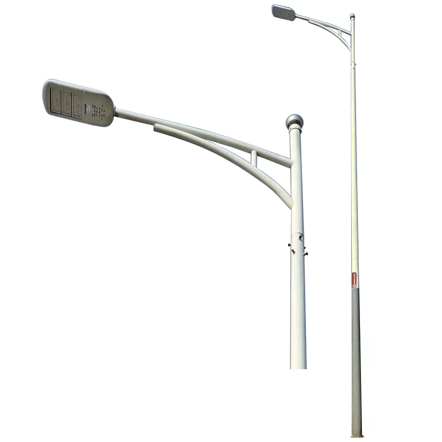 FUTAO Street Lighting Pole Single And Double Arms For Outdoor Use