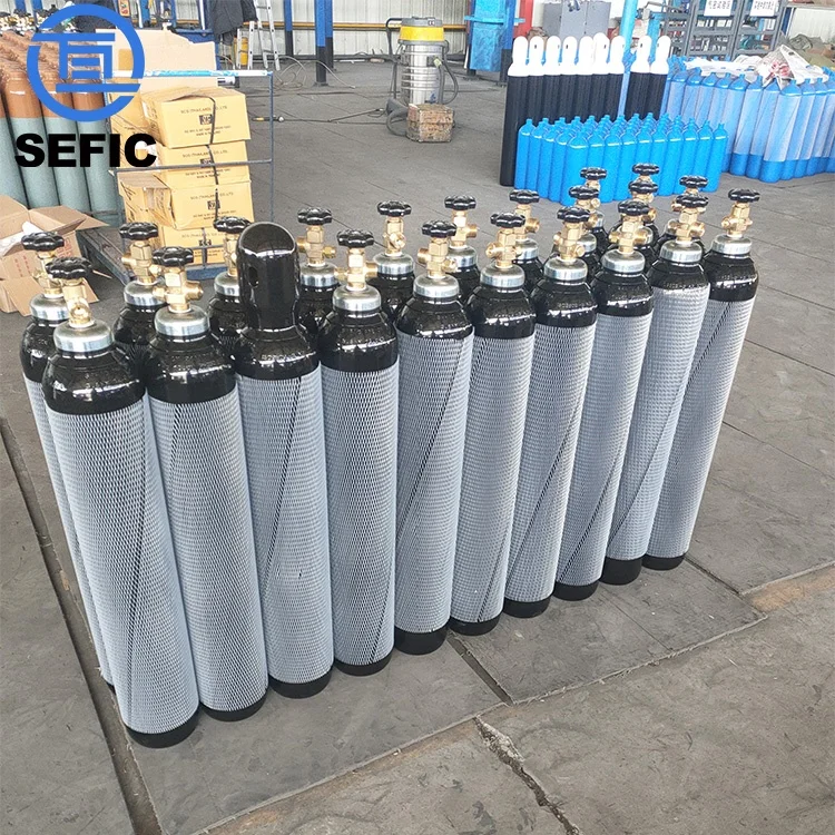 Tped Iso Certificate 10l 150bar Refillable Empty High-Quality Steel Tped CO2 Gas Cylinder For Asia Market