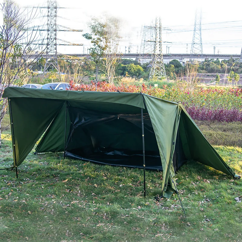 Portable Sun Protection and Rain Enhanced Shade Shelter Outdoor Camping 2 Person Tent Camping Tents Waterproof canopy