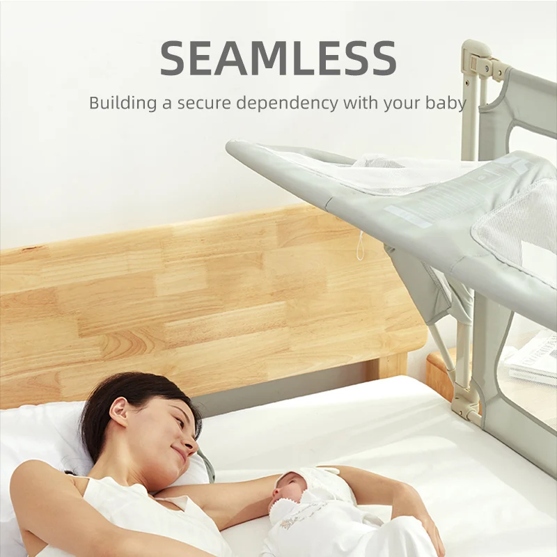 Children Portable grade da cama, Baby Safety cama na cama, Kids Folding Bed Rail/