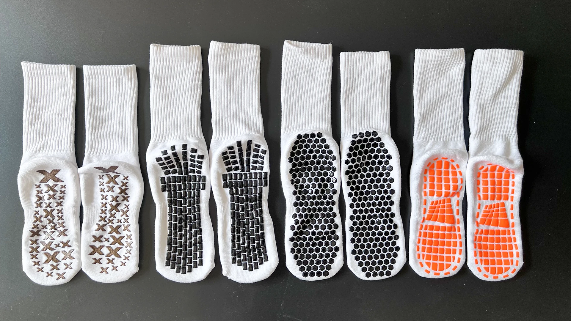 Rockingtoes GAA Blue Yellow Strip Custom Anti slip Non slip Non-slip Anti-slip Football Soccer Grip Sport Cotton Nylon Socks