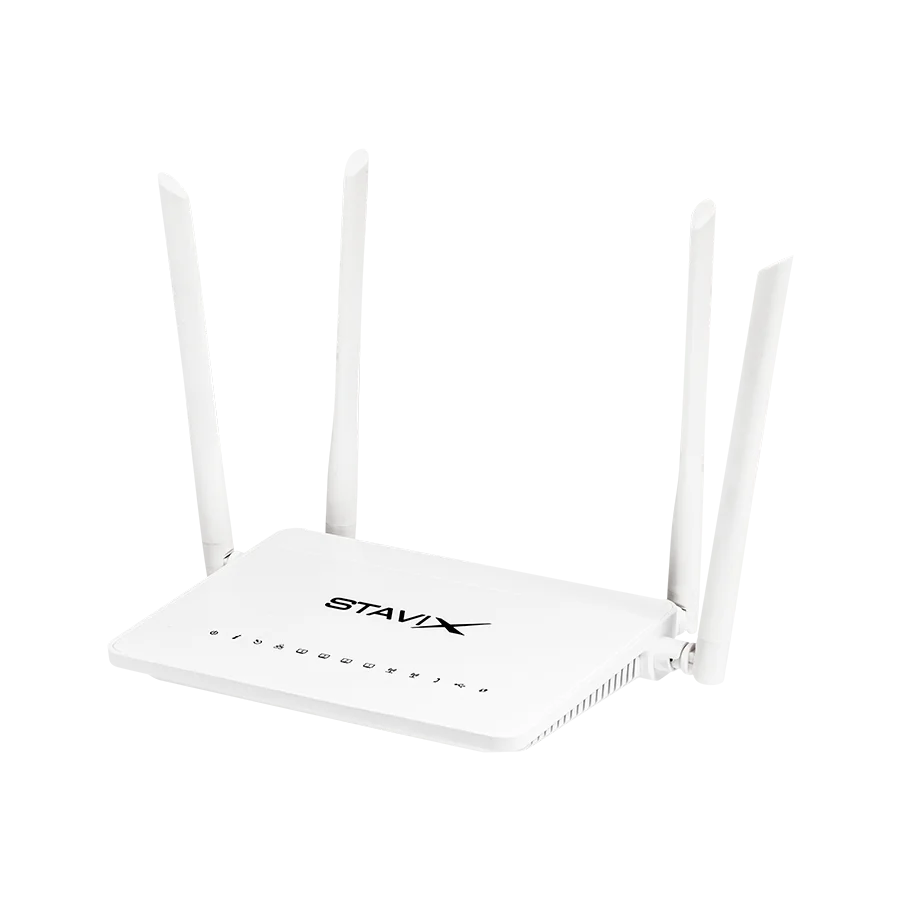 XPON 5ghz Wifi 4 Antennas Fiber Optic 4ge AC ONU with USB Wholesale GPON