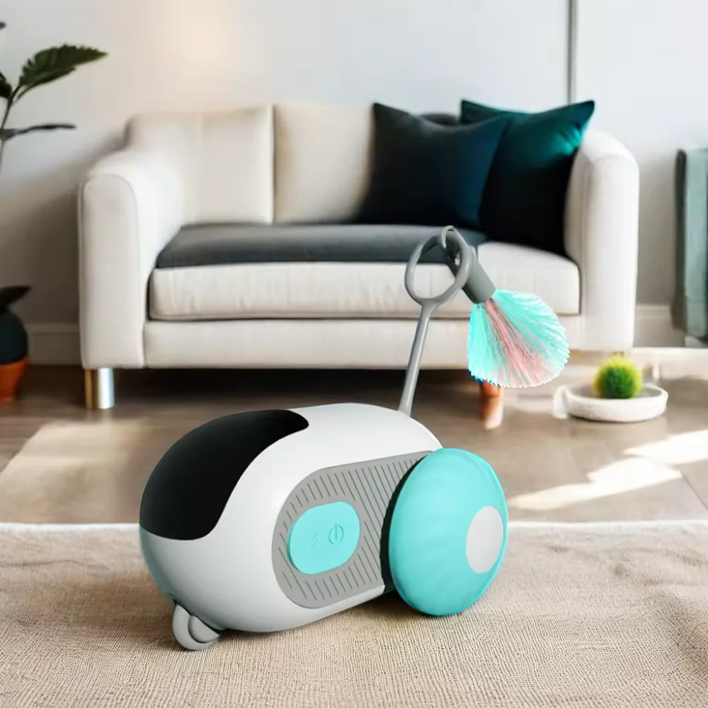 Intelligent Electric Cat Toys Intelligent Running Car Remote Control Small Fun Mouse Cat Stick Pet Interactive & Movement Toys