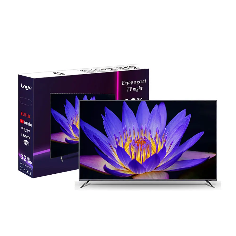 Hot Sale 32 Inch Android Smart TV 2K FHD 1080p Television Full Screen Frameless LED LCD TV