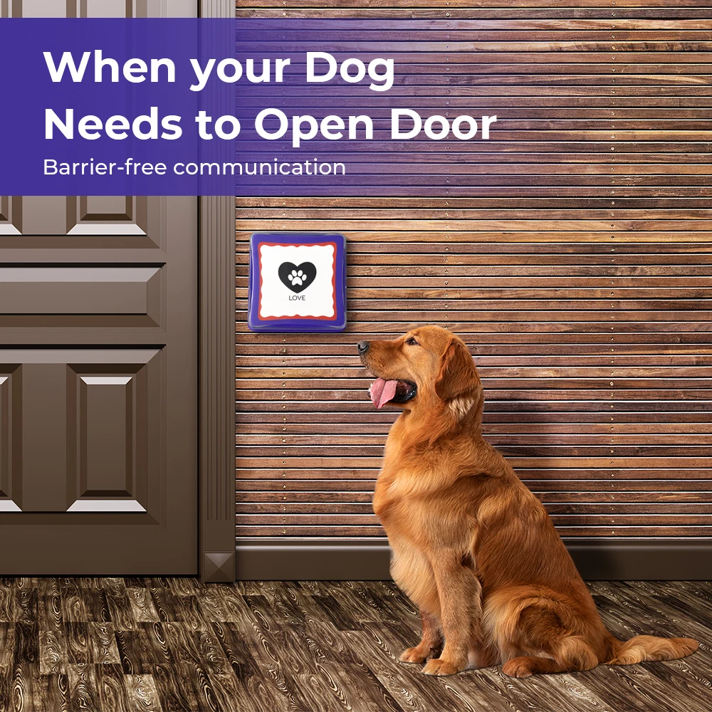 Recordable Answer Buzzers, Personalized Sound Buzzers Talking Button Dogs Button For Communication