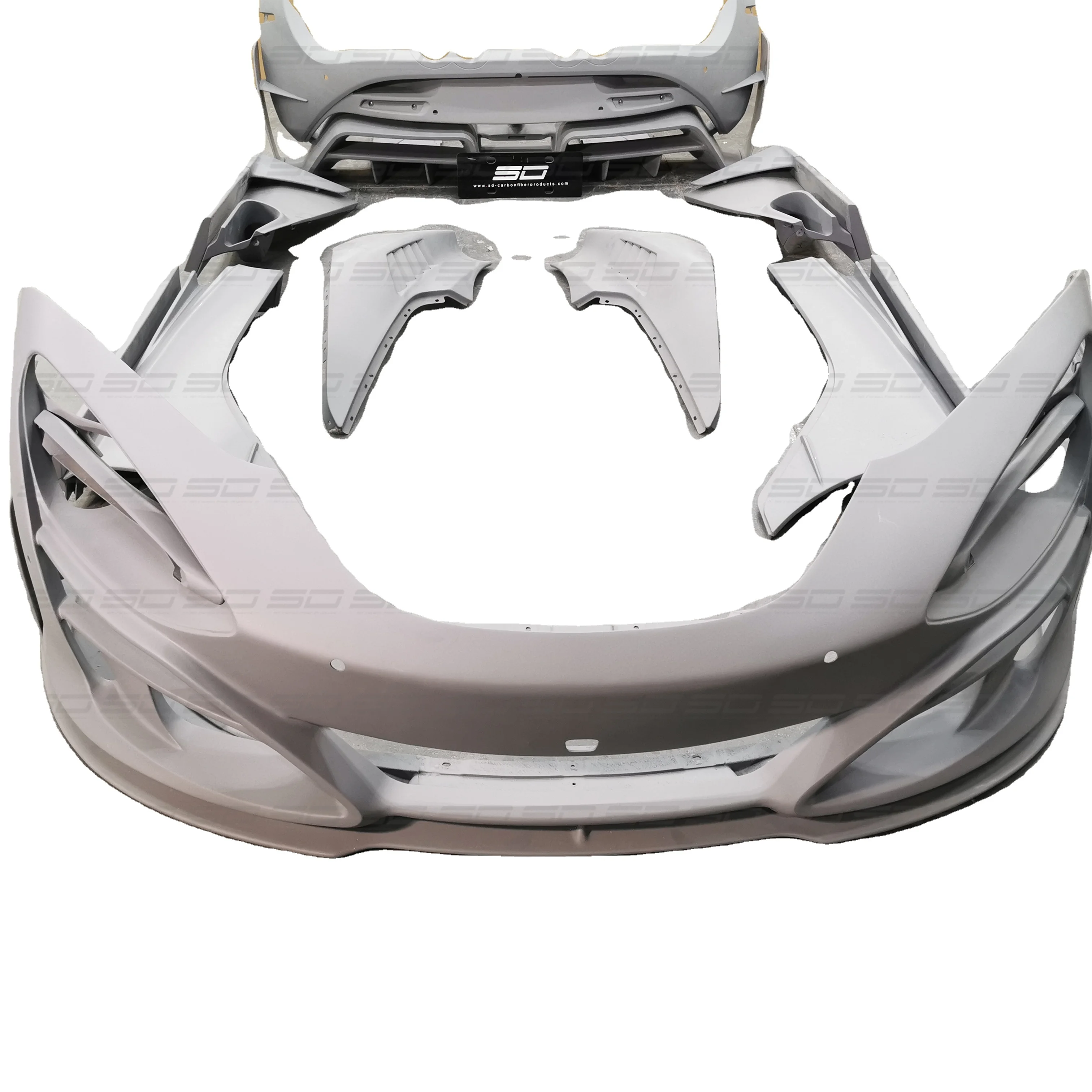 High Quality Car Body Kit M Style Front Bumper Rear Bumper  For Mc 720s