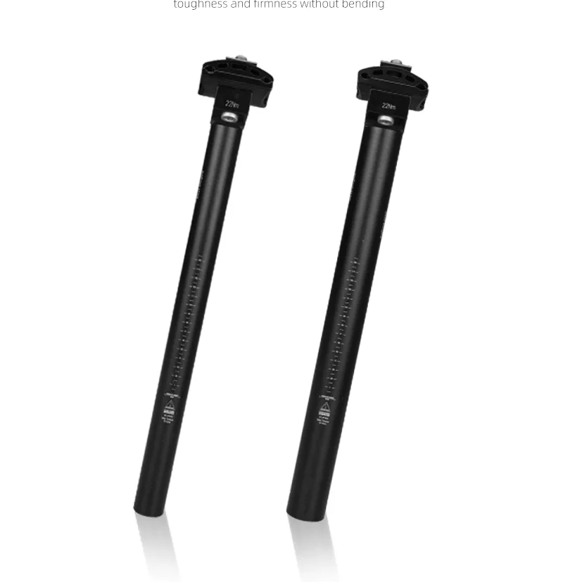 Bicycle seatpost 25.4/27.2/28.6/30.4/30.9/31.6 x 350mm aluminum alloy adjustable seatpost suitable for MTB seatpost