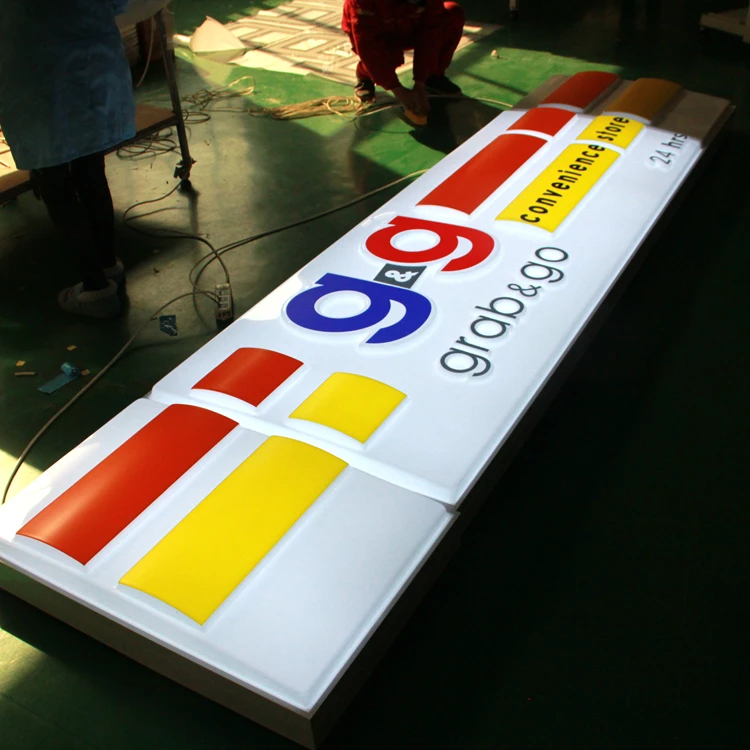 Светящаяся Передняя световая панель для магазина, светодиодная световая вывеска для магазина фаст-фуда