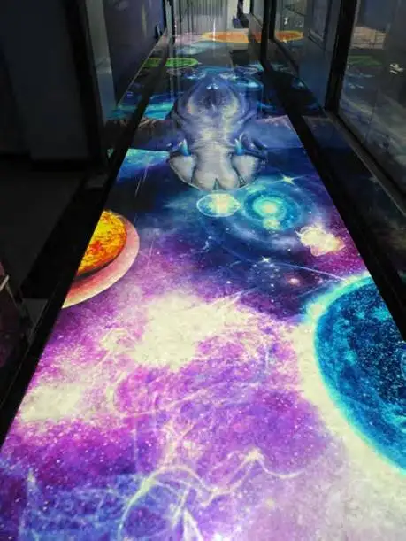 New Interactive Floor Projection Magic Slide Games 3D Indoor Playground AR Holographic Immersive Restaurant For Kids