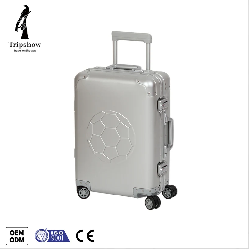 Wholesale Aluminum Suitcase Hand Shell Suitcase With 360 Degree Spinner Wheel