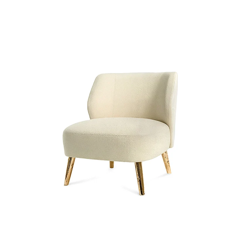 Modern luxury single sofa chair small living room bedroom balcony hotel leisure chair creative minimalist design sofa chair