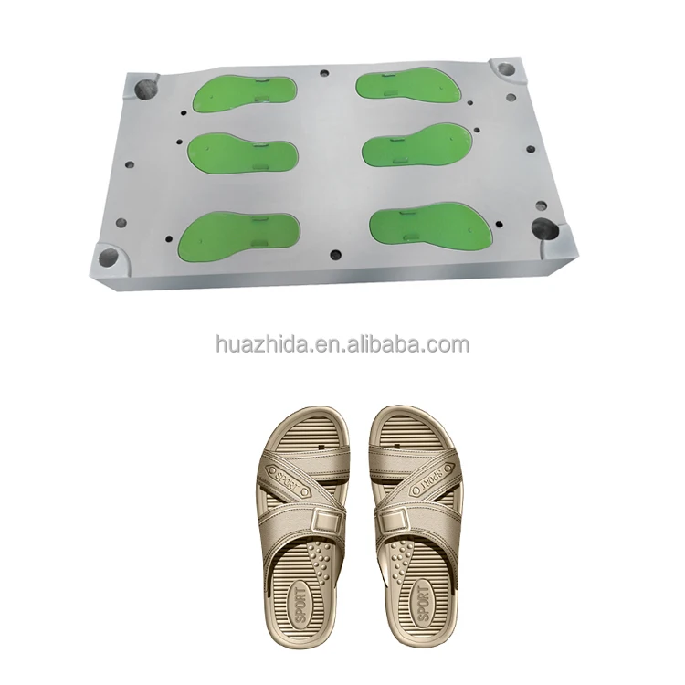 Huazhida Mould China Slippers Plastic Sandals OEM Women Men New design style EVA Slipper Shoe Mould