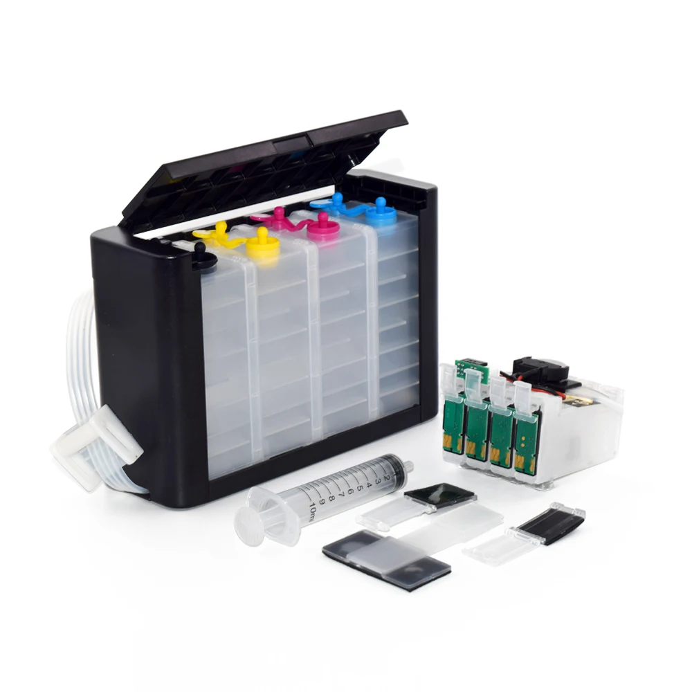 South America T197 T196 Ciss System With ARC Chip For Epson XP-201 XP-211 XP-204 XP-401 XP-411 XP-214 XP-101 WF-2532 Printers