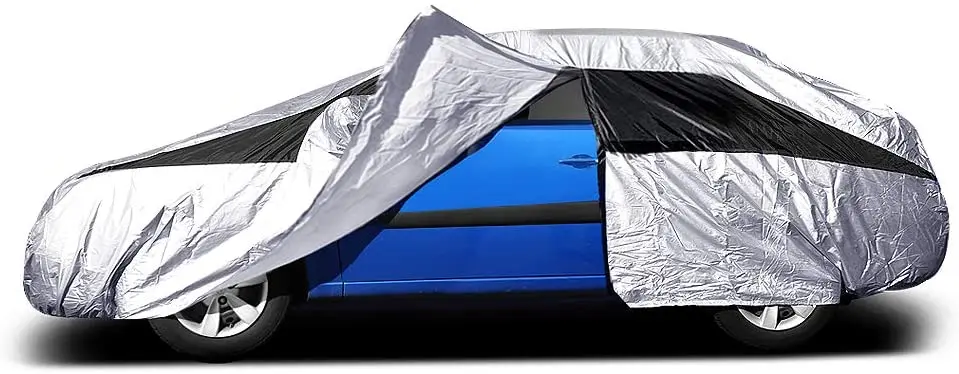 Suitable for small car waterproof anti ultraviolet anti scratch driver side zipper opening  light car cover