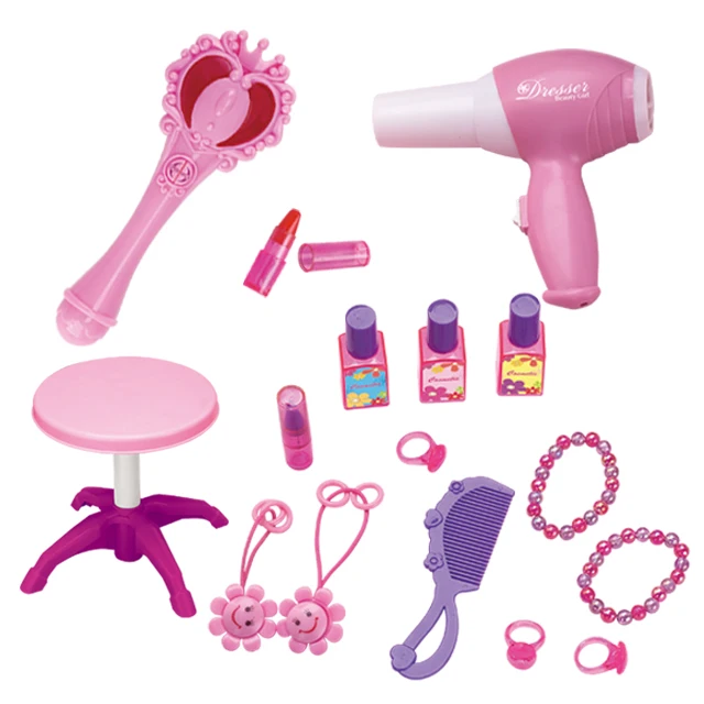 door-open dresser vanity table kids make up toys set  Kitchen Toys For Girls