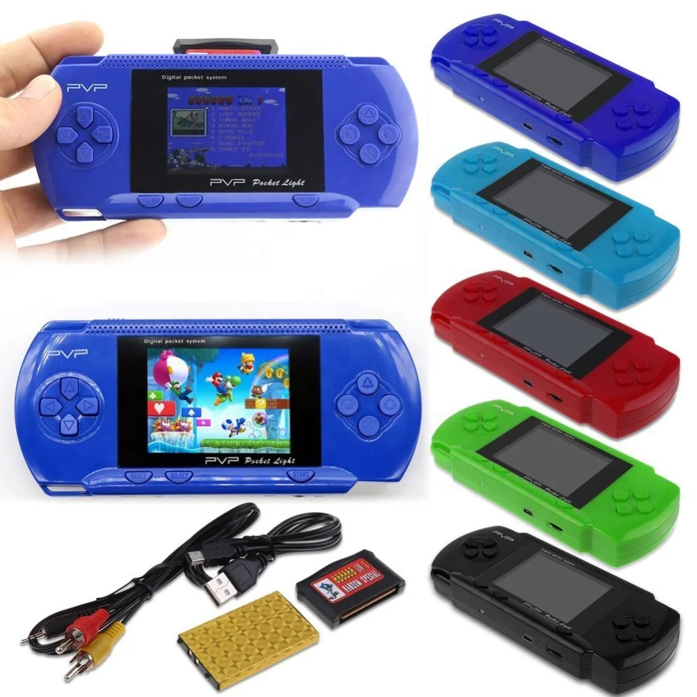 Games For Kids Gift Handheld Game Player Color Screen Display Video Pvp3000 Portable Game Palyer Retro Mini Video Consolas