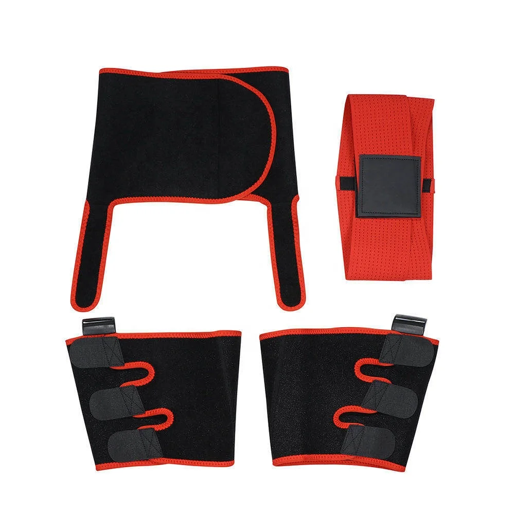 Neoprene high quality 3 in 1 body shaper tummy control thigh leg trimmer waist trainer with butt lifter logo and straps
