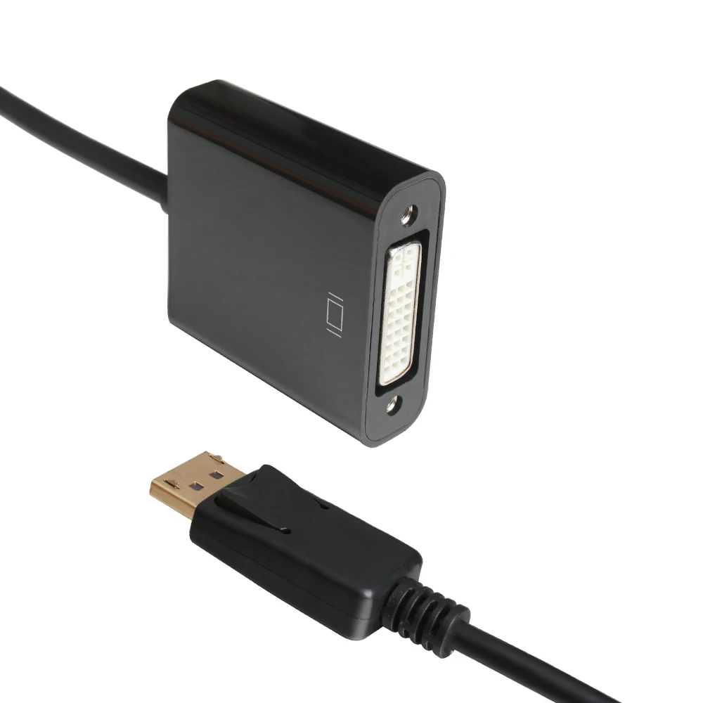
High Quality Displayport To Dvi Adapter Converter Dp To Dvi Adapter Male To Male Cable 1080P Power Adapter Plug Converter 
