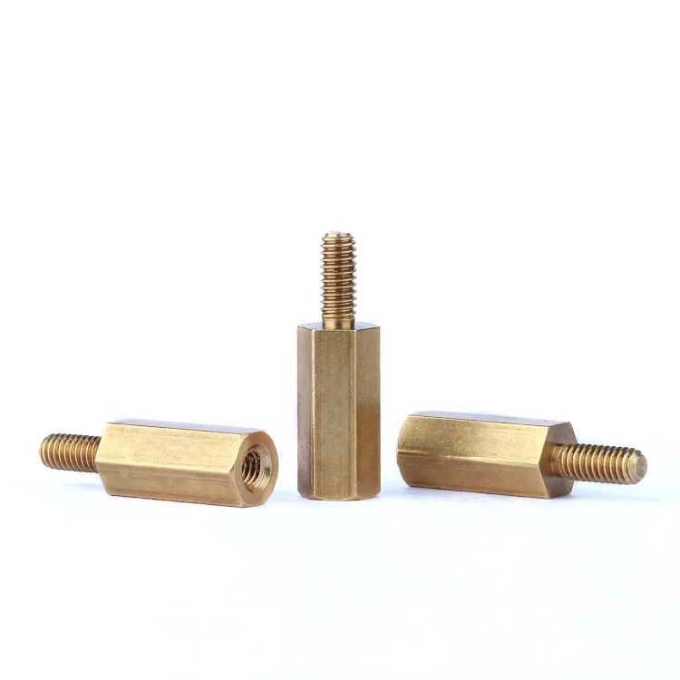 
High Quality M2.5 M3 M4 M5 Copper/Brass/Gold Plated Pillars Standoff Spacer 