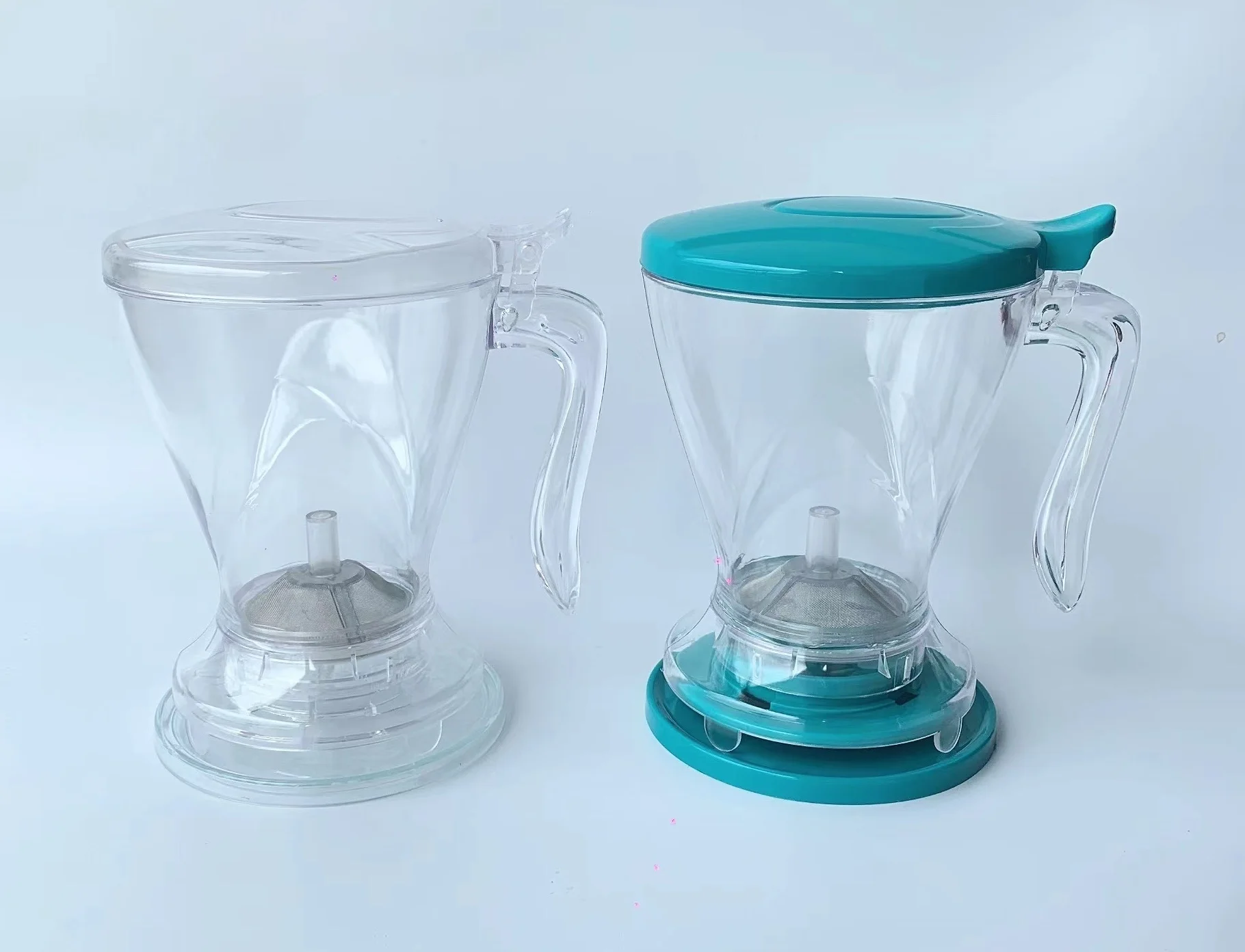 20oz 600ml Easy clean Tea Steeper Easy Brew Tea Infuser Teapot Bottom Dispensing Teapot With Coaster