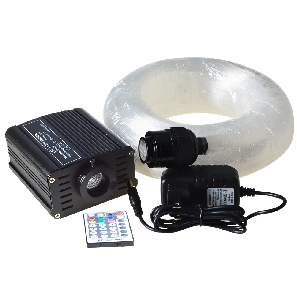 16 Вт RGB светодиодный волоконно-оптический свет для автомобильной крыши потолочная звезда