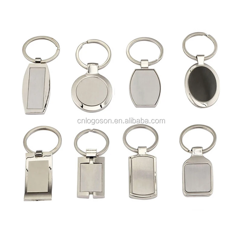 Good Price Bulk Custom Plain Keychain Gift Hard Enamel Printed Logos Metal Keychains for Business Promotion