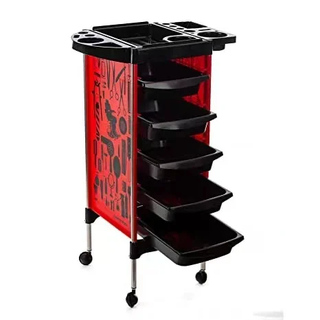 Diant World Pride Hair Salon Trolley Storage Tray Cart Home Spa Hairdressing Trolley for Hair Salon Barber Shop