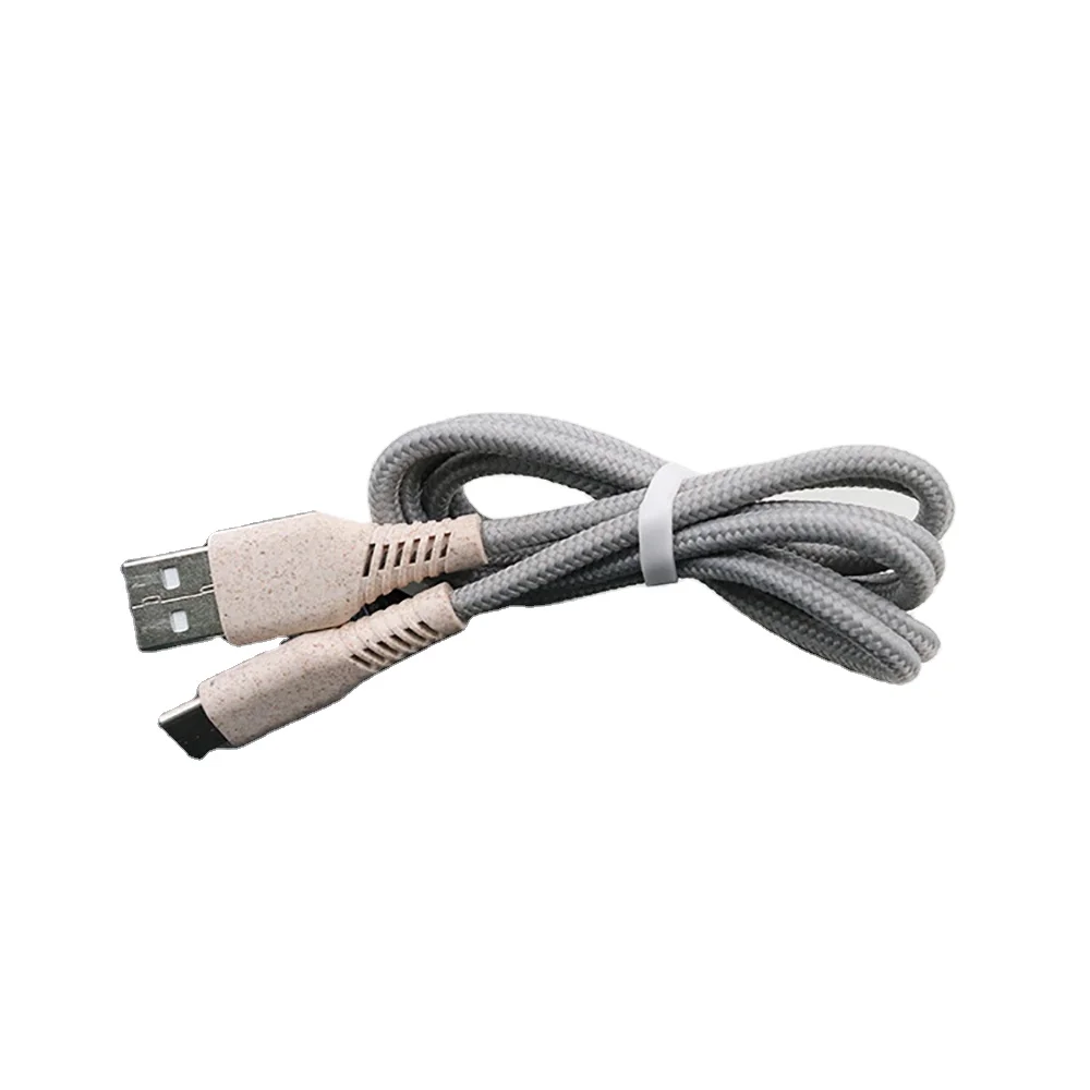 TENCHEN 2021 New Arrival Environmental protection materials 8 pin / Micro / Type-C Charging USB cable Degradable data cable