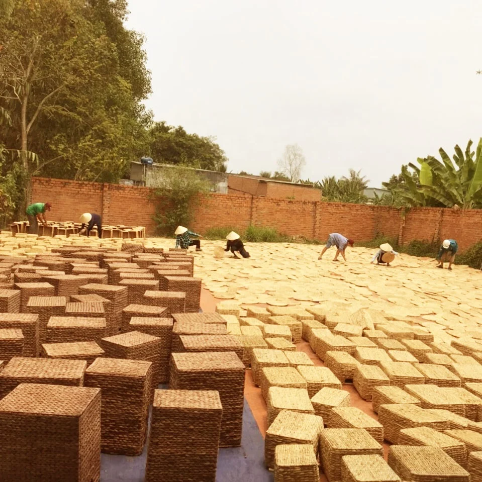 Natural Basket Home Decoration Storage Basket Water Hyacinth Wicker Crafts Vietnam Handmade