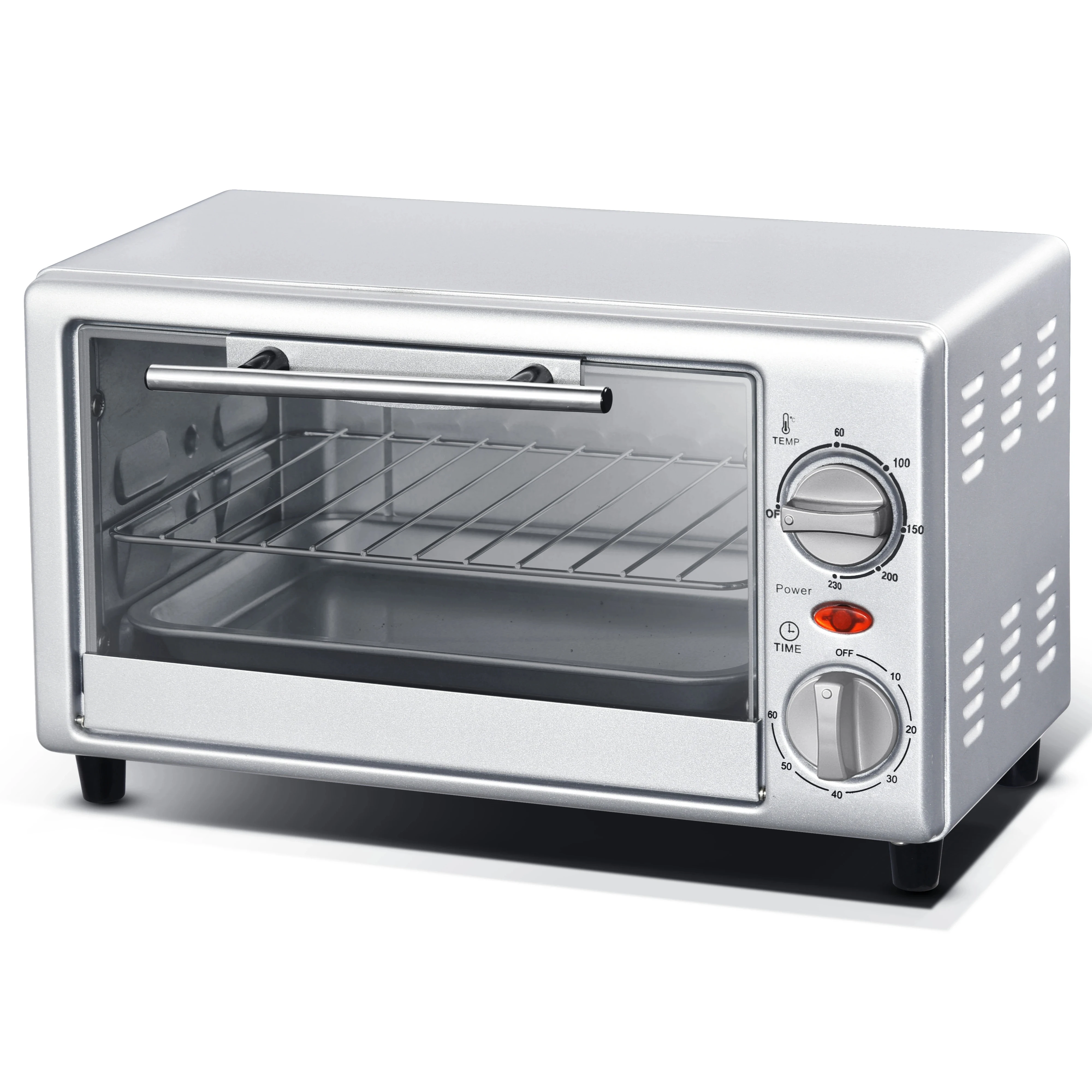 8L mini rotary oven mini grill toaster oven