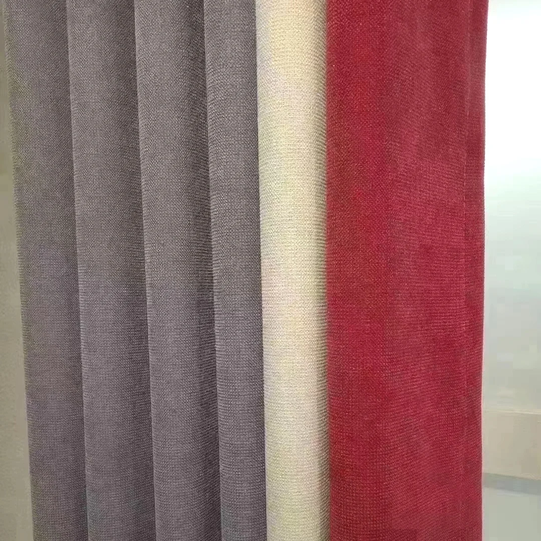 China Simple and Cheap Window Curtain Models Solid Design For Living Room