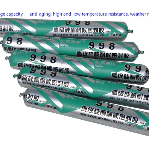 600 ml aluminum sausage good quality high modulus weather proof sealant for stone materials joint bonding sealing