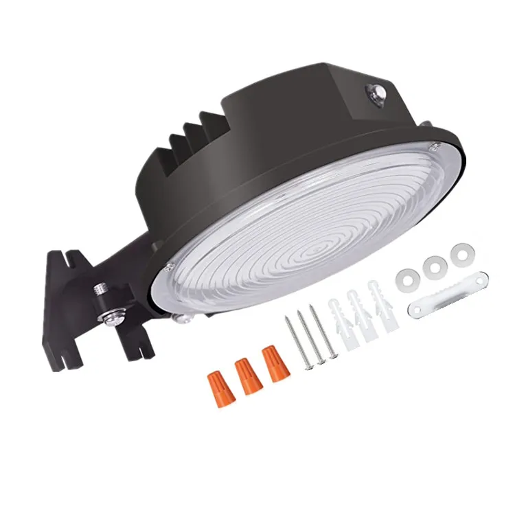 Factory 10KV  dusk to dawn sensor control CETL DLC 5 years warranty area lighting 120w 30w 50w 90w 70w 150w led barn light 100w