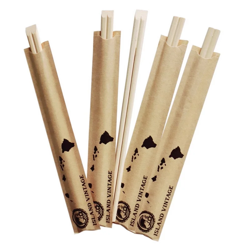 Chinese factory sale round bamboo disposable chopsticks for eat sushi