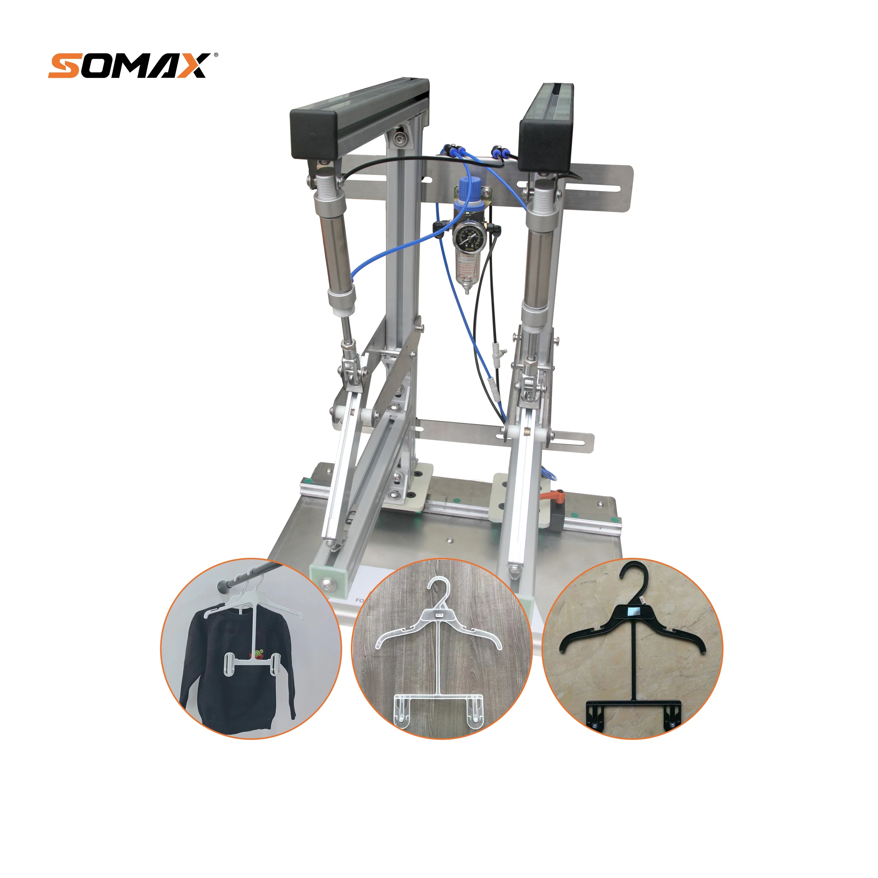 SOMAX SM-22D Best Sales Easy Operation Automatic Clothespin Hooked Machine Garment Factory Clothes Hangers Machine