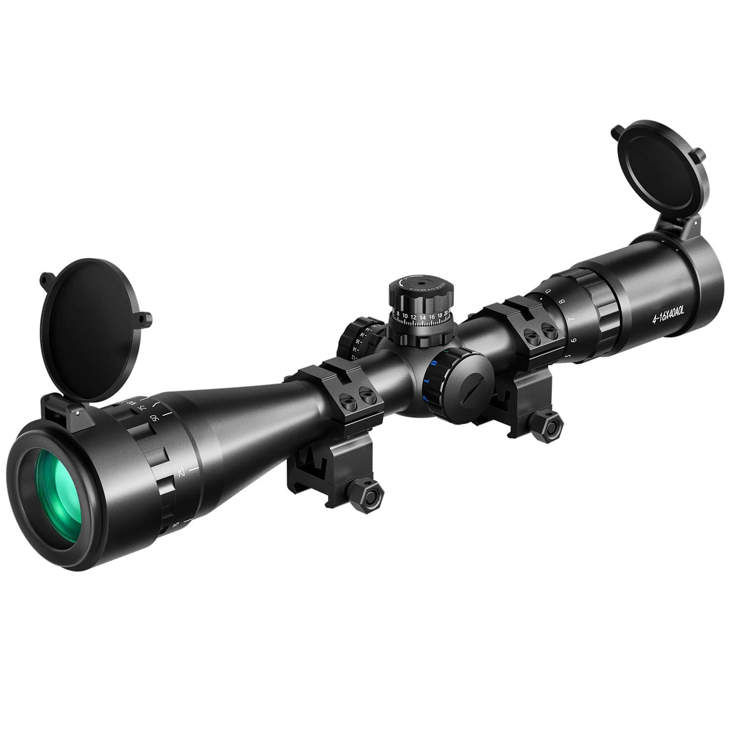OEM 4-16X40 AOL прицел aao красный зеленый синий с подсветкой открывающейся крышкой Солнцезащитная трубка