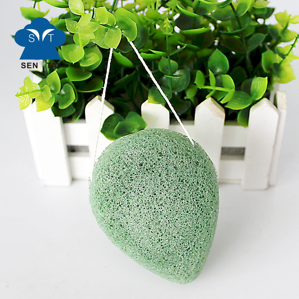 konjac sponge japan konjac sponge wholesale with tear drop shaped