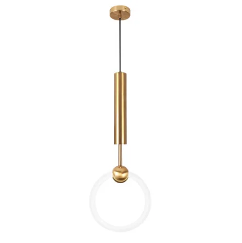 Simig освещение Лидер продаж zhongshan акриловая люстра металлические круглые кольца подвесной светильник для ресторана