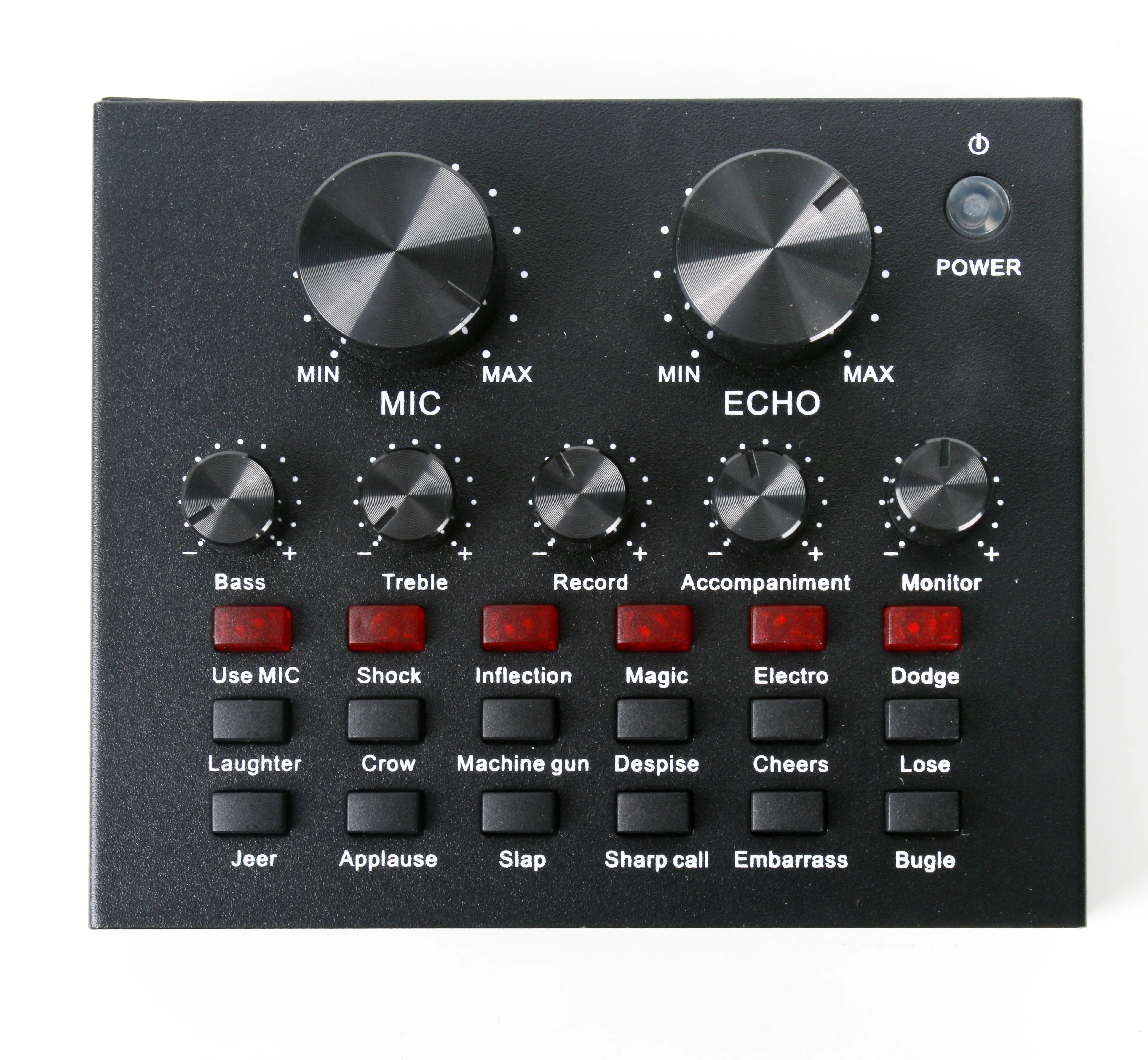 
GONSIN Professional V8 Recording Studio Sound Card With Audio Interface and Earphone for Broadcasting 
