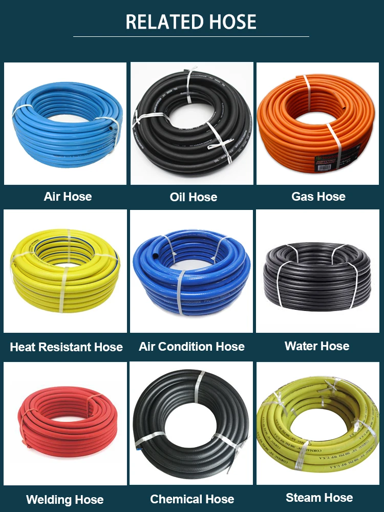 Good Quality NBR Rubber Material Flexible Gasoline Motorcycle Rubber Oil Hose Motorcycle Brake Hose