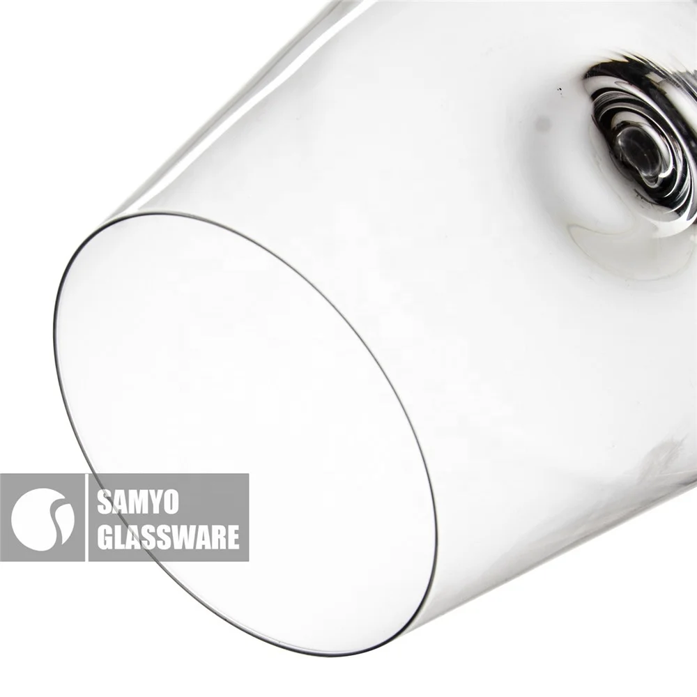 SAMYO China Manufacturer Restaurant Goblet Wine Glass Lead Free Crystal Wine Glass Clear Wine Glassware