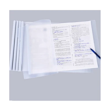 
new product Plastic Report Covers with Sliding Bar Transparent Presentation File Folder 