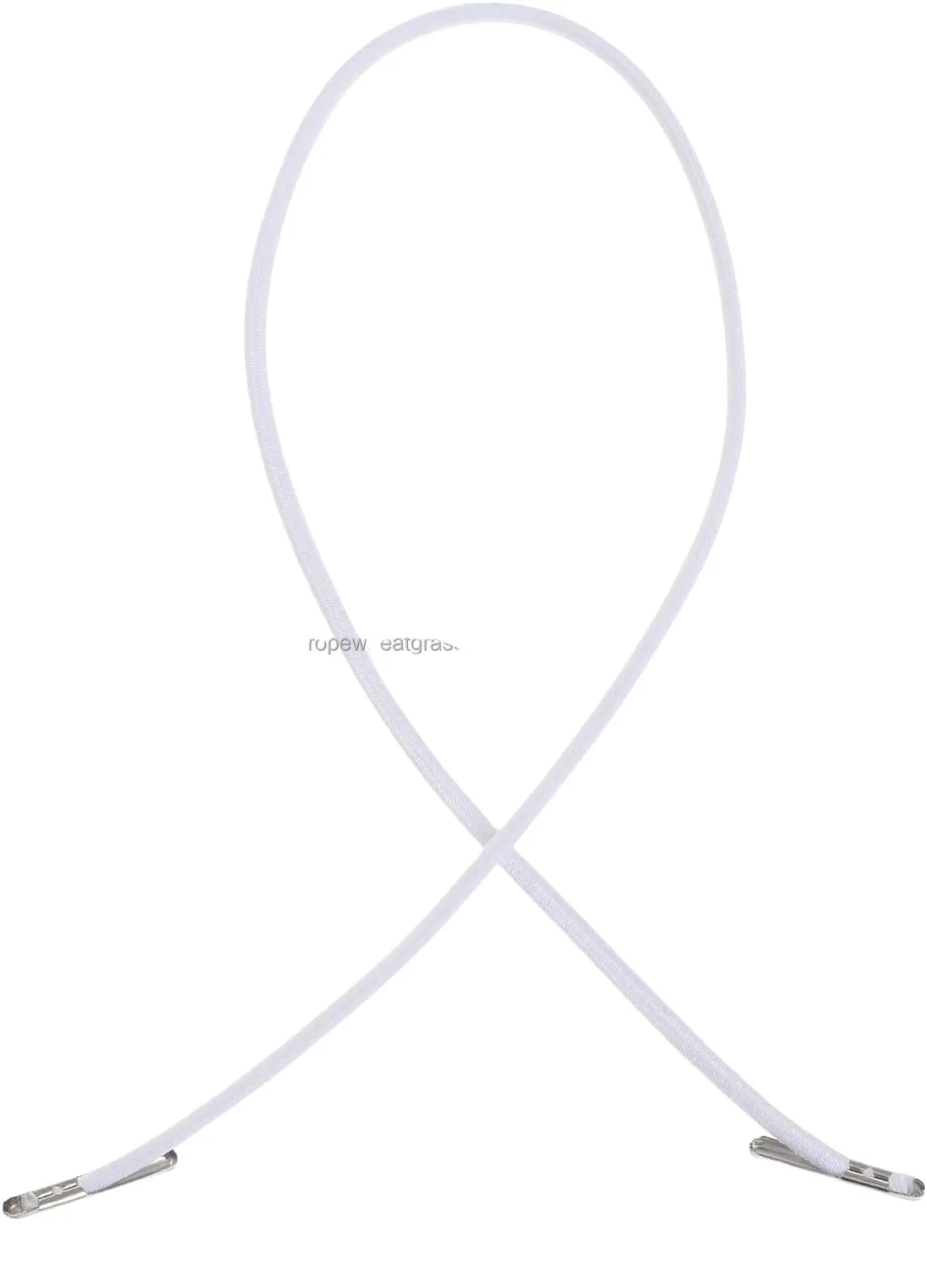 Elastic Barbed Cords Loop Stretch Round String with Metal Barbs Fastener