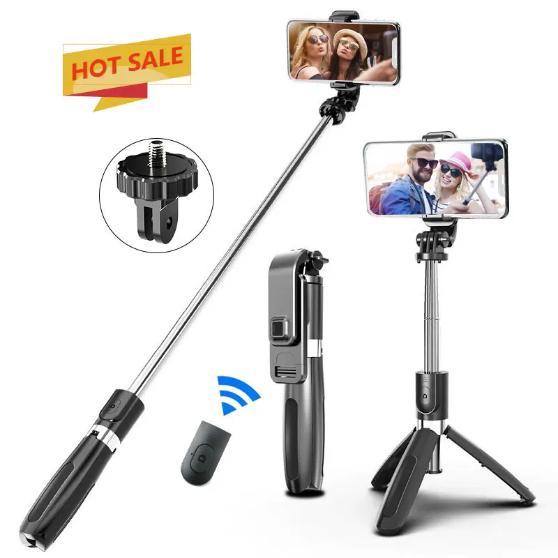  L02 1 м Мини Портативный адаптируемый складной штатив для селфи Gopro беспроводной пульт дистанционного управления прямой