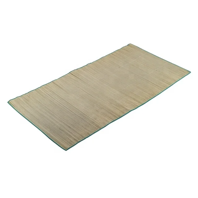 Chic Outdoor Woven Straw Beach Mat 66113# Folding Foam Inflatable Mattress for Camping and Picnics Dampproof and Durable