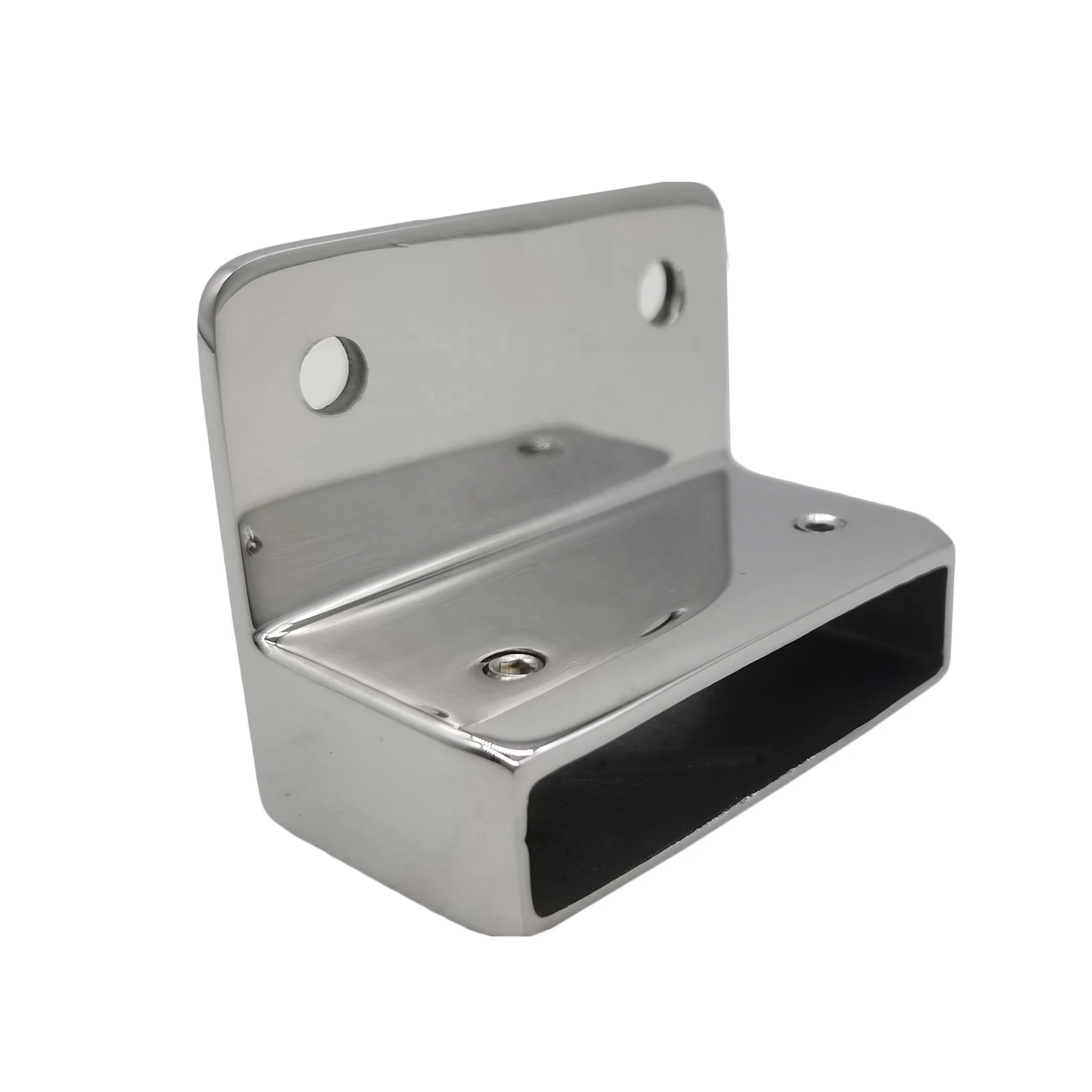 Stainless Steel Square Tube Connectors to Wall Pipe Fitting Accessories