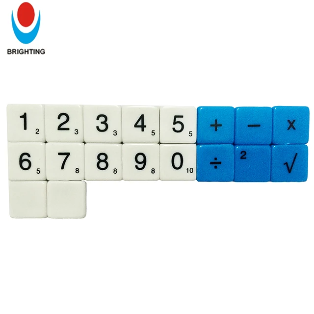 Plastic Board Game digital signature token plastic tile game pieces with round and squared shape and game dice set