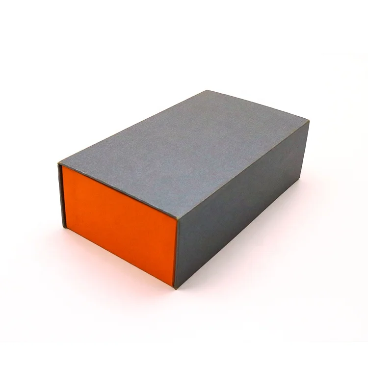 High Quality Design Custom Printing Rigid Cardboard Gift Magnetic Packaging White Cosmetics Box Kinetic Ring Box