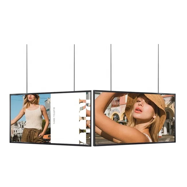 LCD Shop Window Screen 2K 4K Indoor Outdoor Window Facing Screen Advertising Displays Window Facing Display Digital Signage