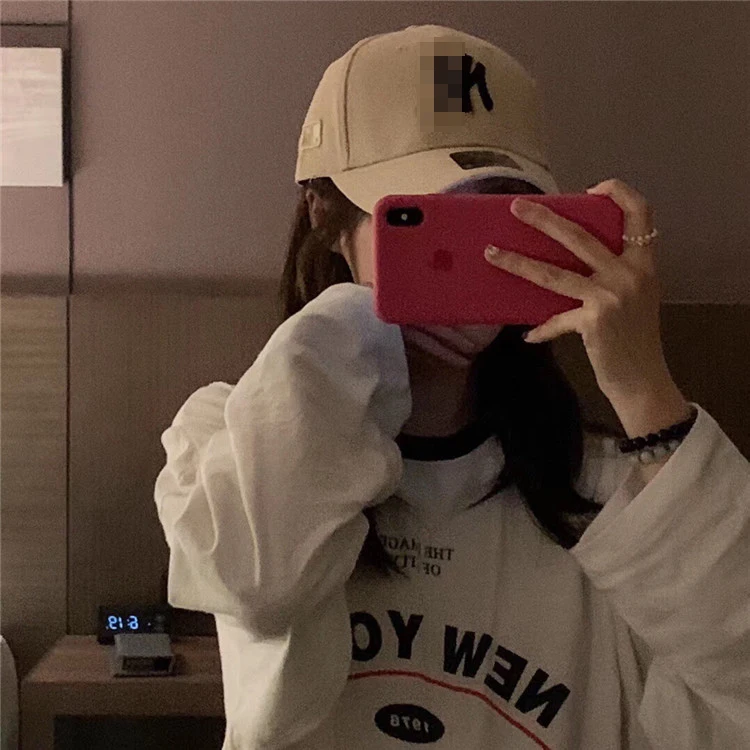 
LA NY Peaked Cap Hip Hop Cap Korean Style Trendy Casual Fashion Sports Travel Brand Baseball Cap 